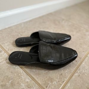 Size 6 1/2, Faux Crocodile Mules from A New Day